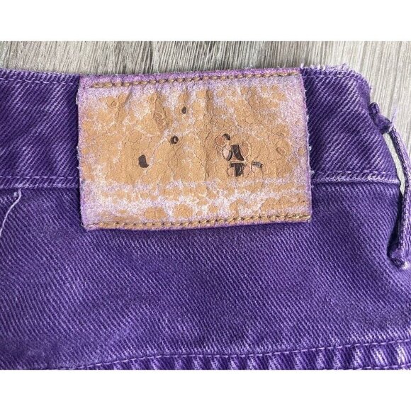 High Rise Purple Women's Jeans - Picture 8 of 10